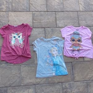 Bundle of girl tops 10/12